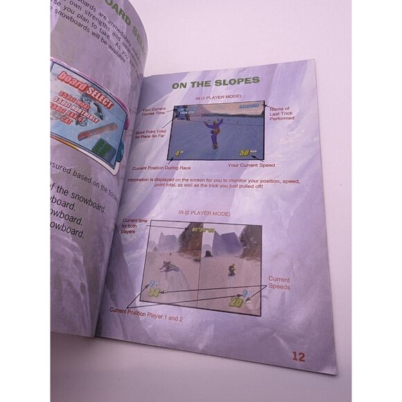 Twisted Edge (Nintendo 64 N64, 1998) Manual ONLY No Game - Picture 6 of 6
